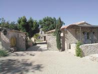 <br>The courtyard created between the buildings